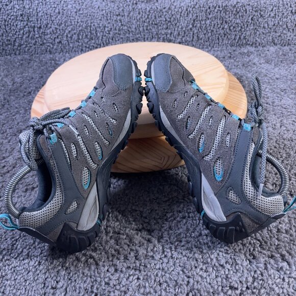 Merrell Crosslander 2 Hiking Shoe Womens Sz 9.5 Gray Suede Outdoor Trail Sneaker - Picture 5 of 7